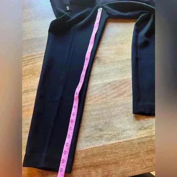 Babaton Tuxedo Ankle Pants  | Black | Size 2 | Mid Rise | Tapered Trouser Pants - Picture 7 of 13